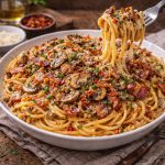 Bacon & Mushroom Fire Carbonara