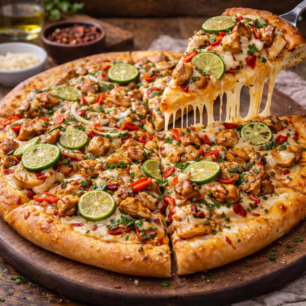 Calamansi Pepper Chicken Pizza Calamansi Pepper Chicken Pizza - Image 1