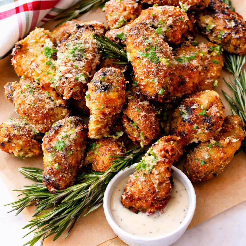 Garlic-Parmesan-Blaze-Fried-Chicken Garlic Parmesan Blaze Fried Chicken - Image 1