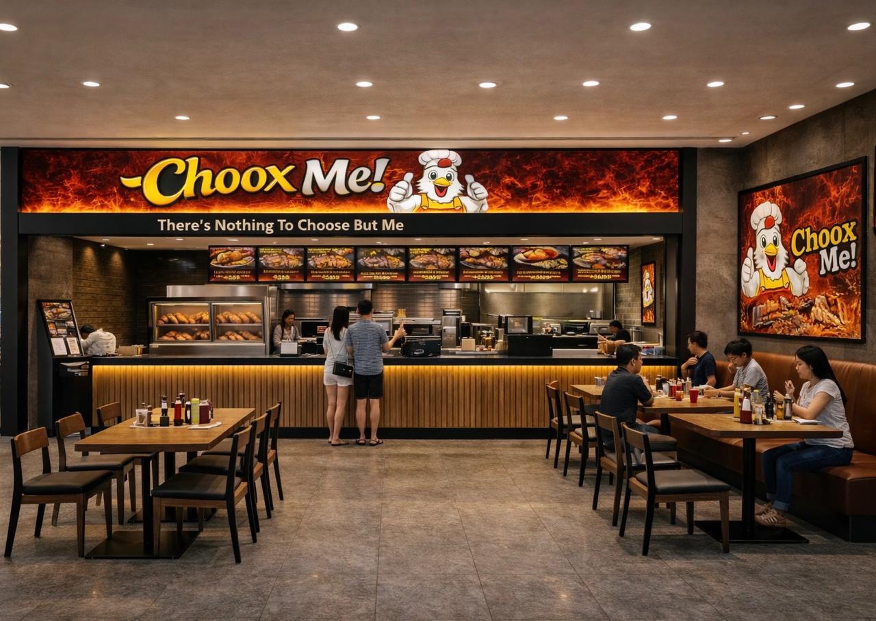 Mall Inline Restaurant Package (Indoor Look)