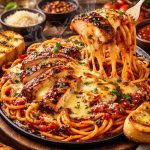 Smoky Grilled Chicken Spaghetti